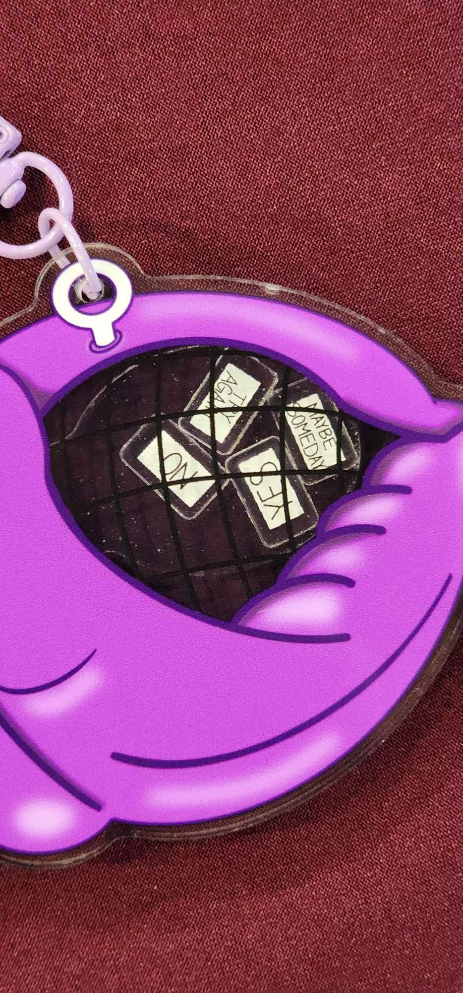 Magic Conch Shaker Keychain