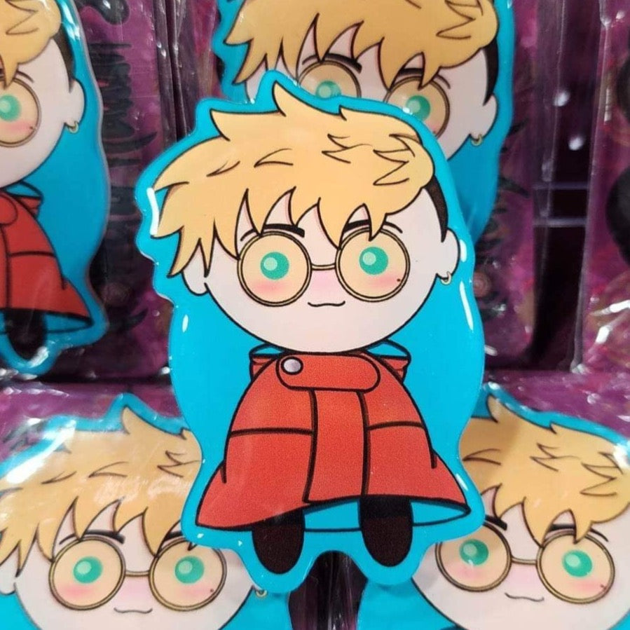 Peaceful Vash Plush Phone Grip