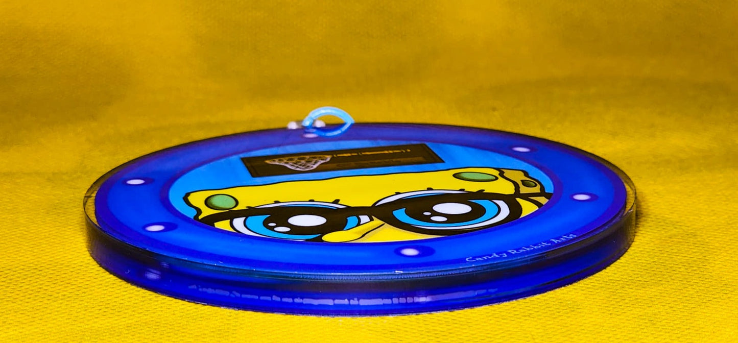 Jelly Fish Fields Liquid Shaker Keychain
