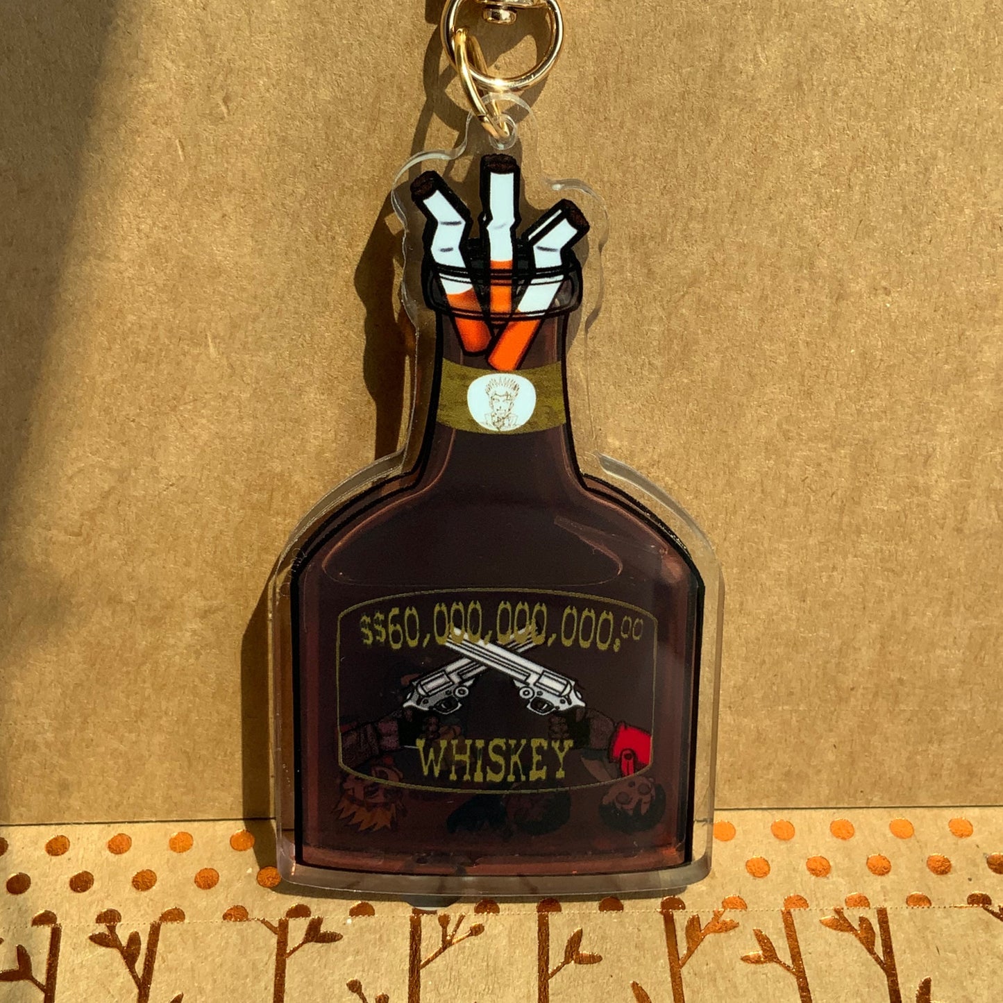 Trigun Whiskey Bottle Liquid Shaker