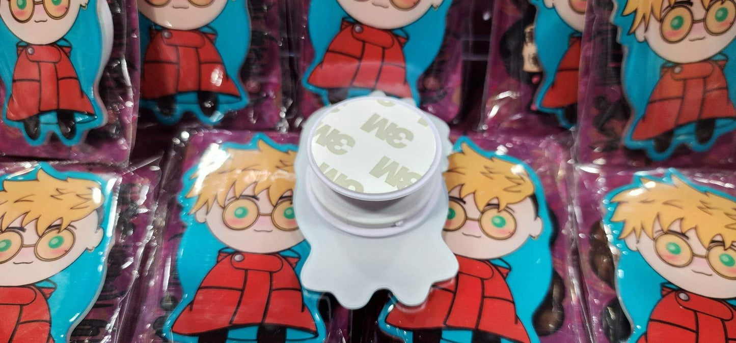 Peaceful Vash Plush Phone Grip