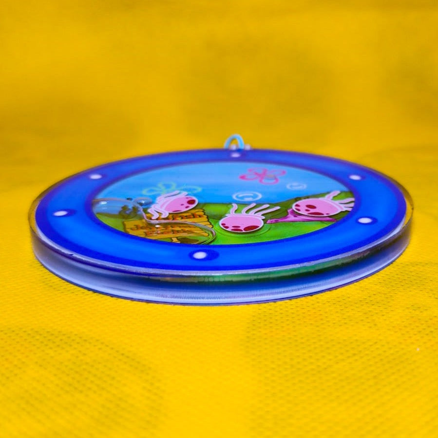 Jelly Fish Fields Liquid Shaker Keychain