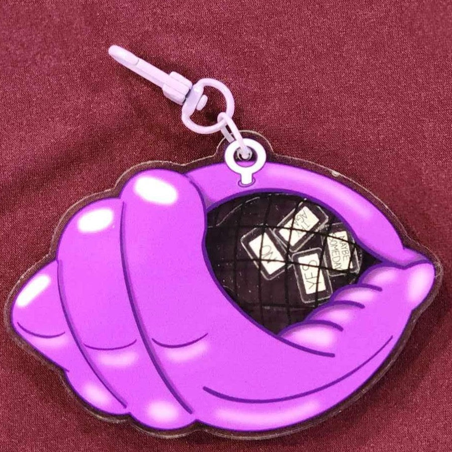 Magic Conch Shaker Keychain