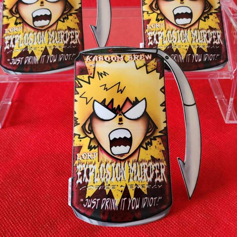Bakugo Energy Drink Sticker