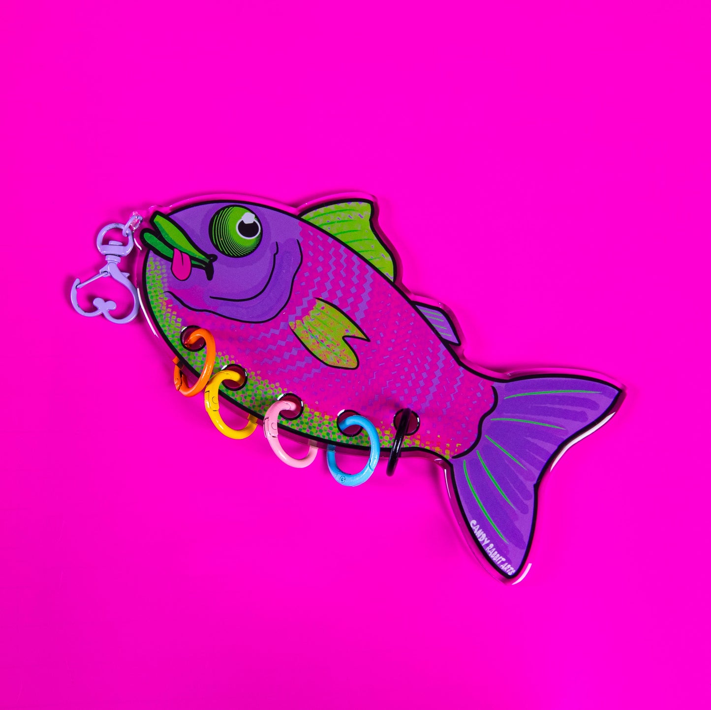 Loot Fish Keychain Holder
