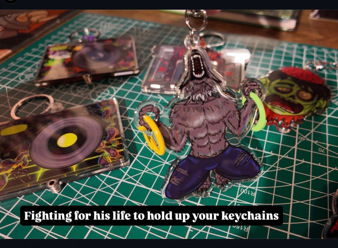 Alpha Wolf Keychain Holder