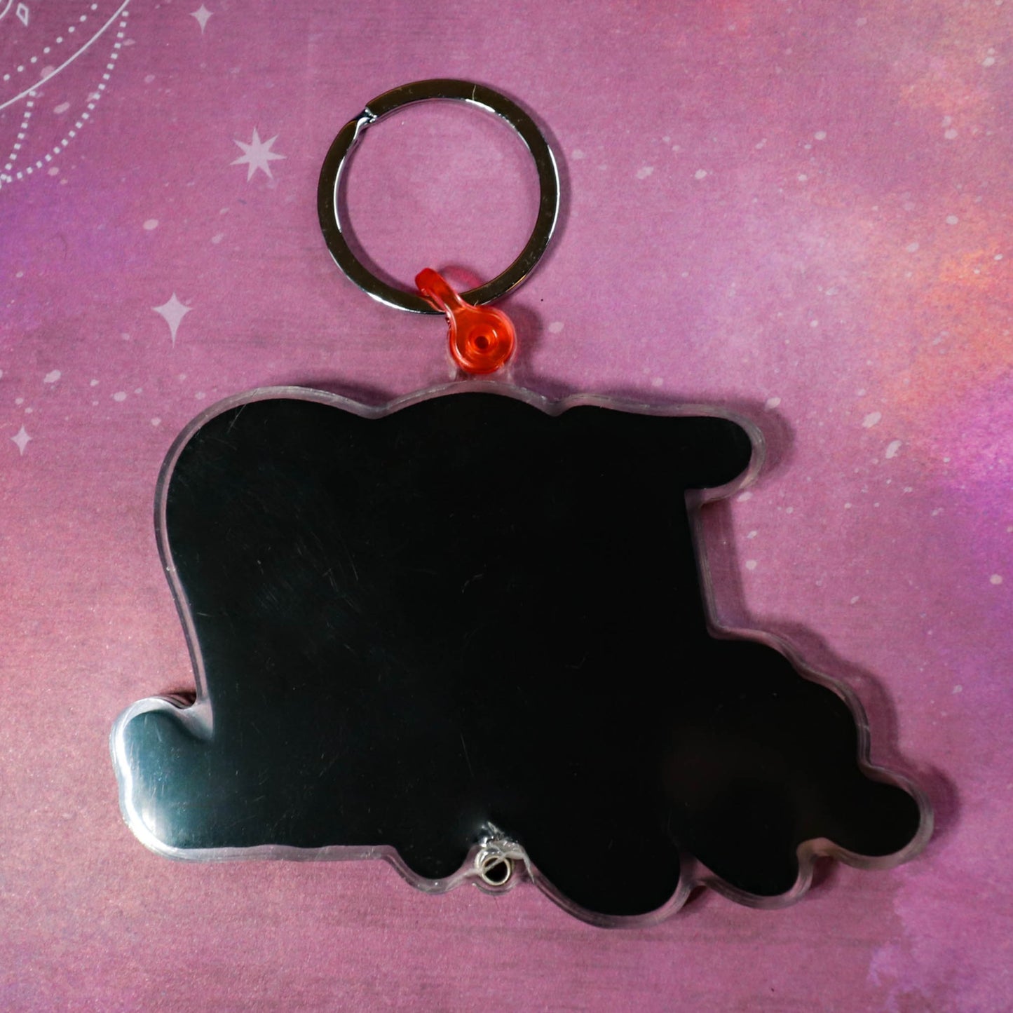 I ❤️ My Girlfriend Bloody Photo Shaker Keychain