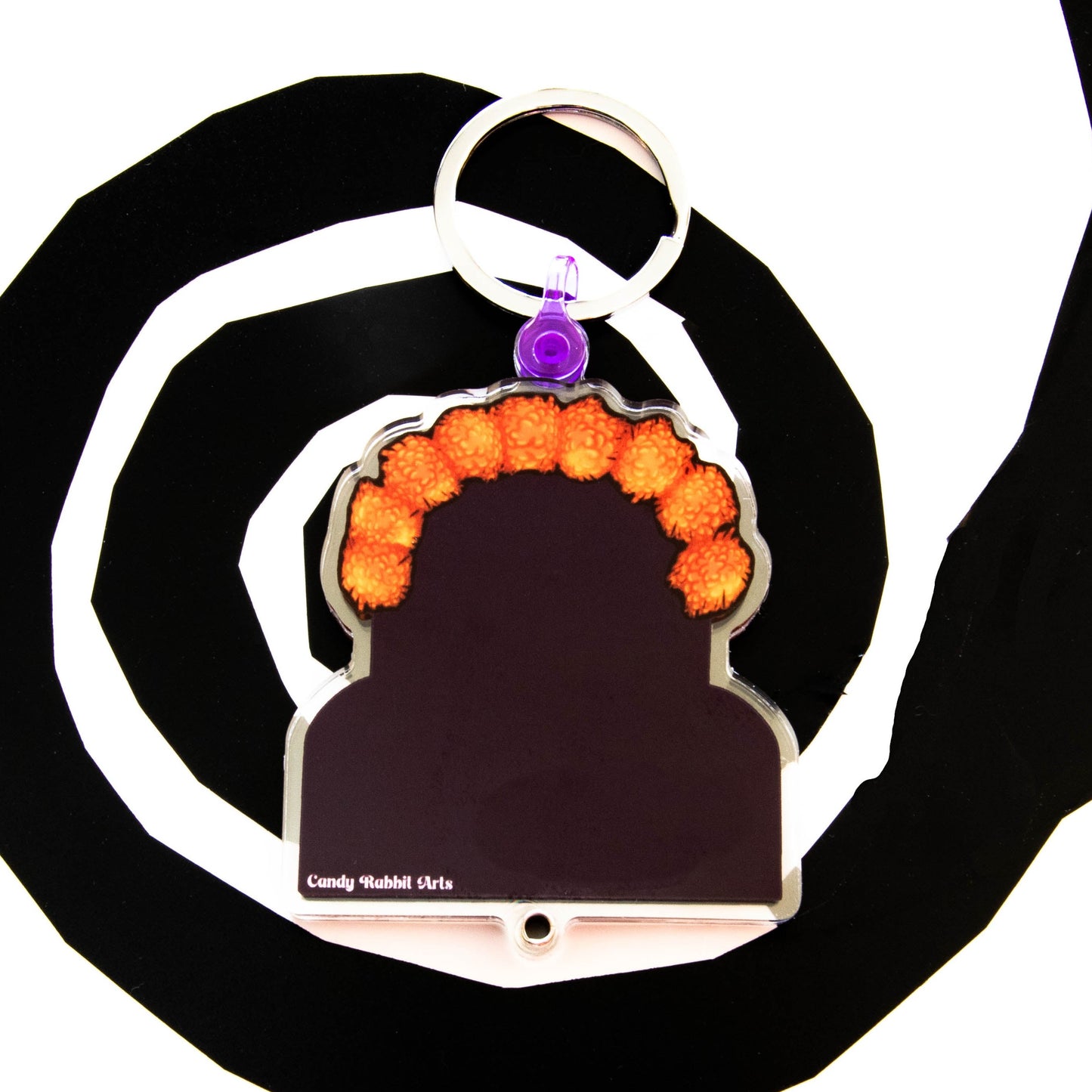 Memorial Shrine Photo Shaker Keychain