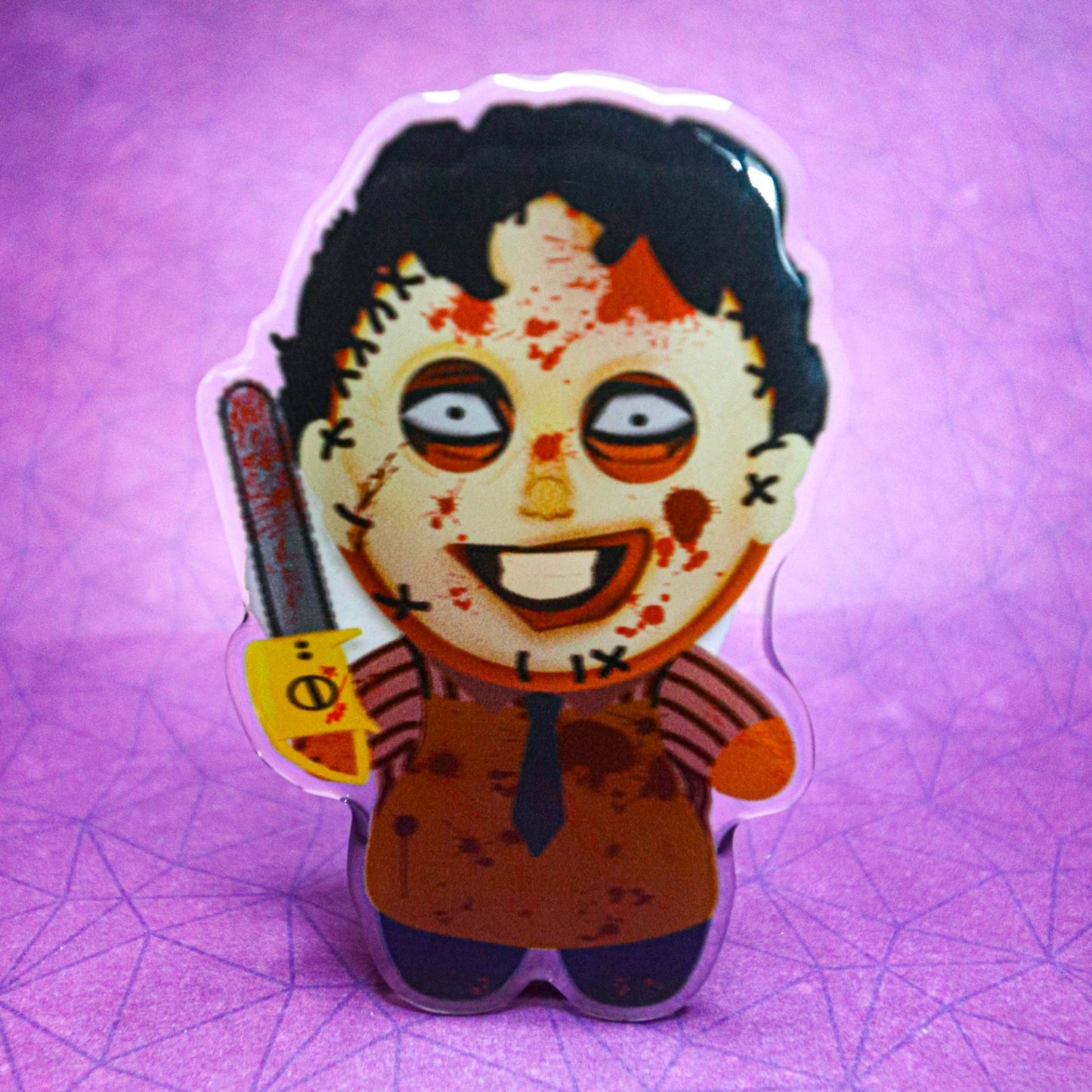 Leather Face Phone Grip