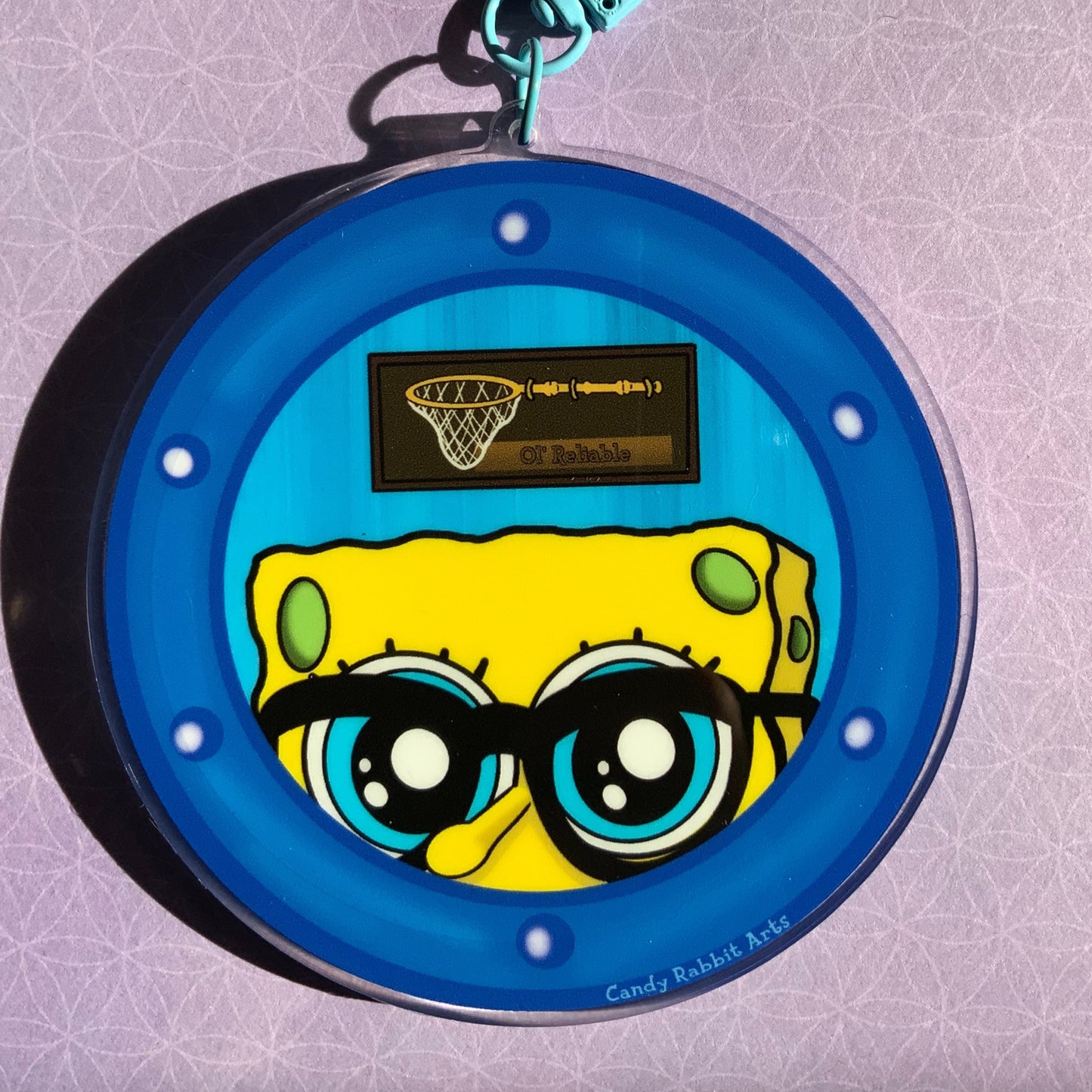 Jelly Fish Fields Shaker Keychain