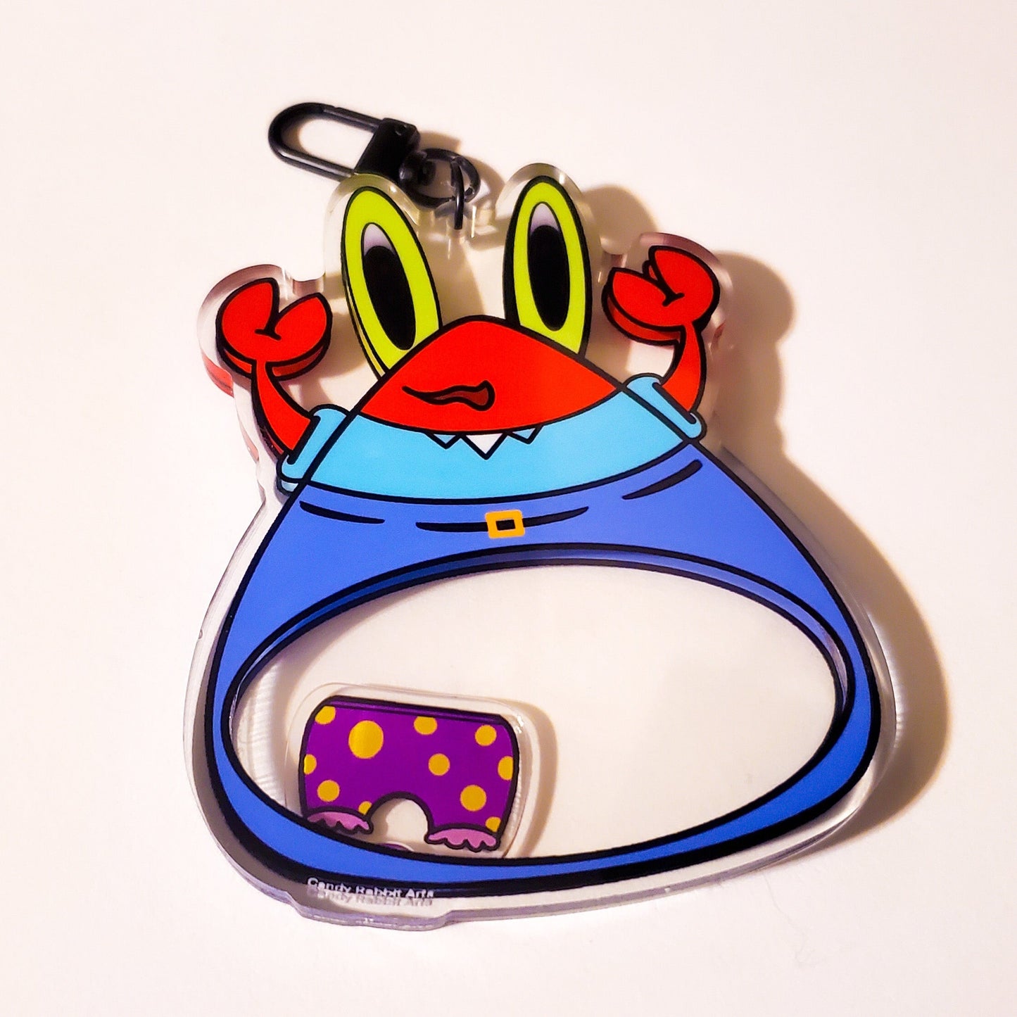 Krabs Panty Raid Shaker Keychain