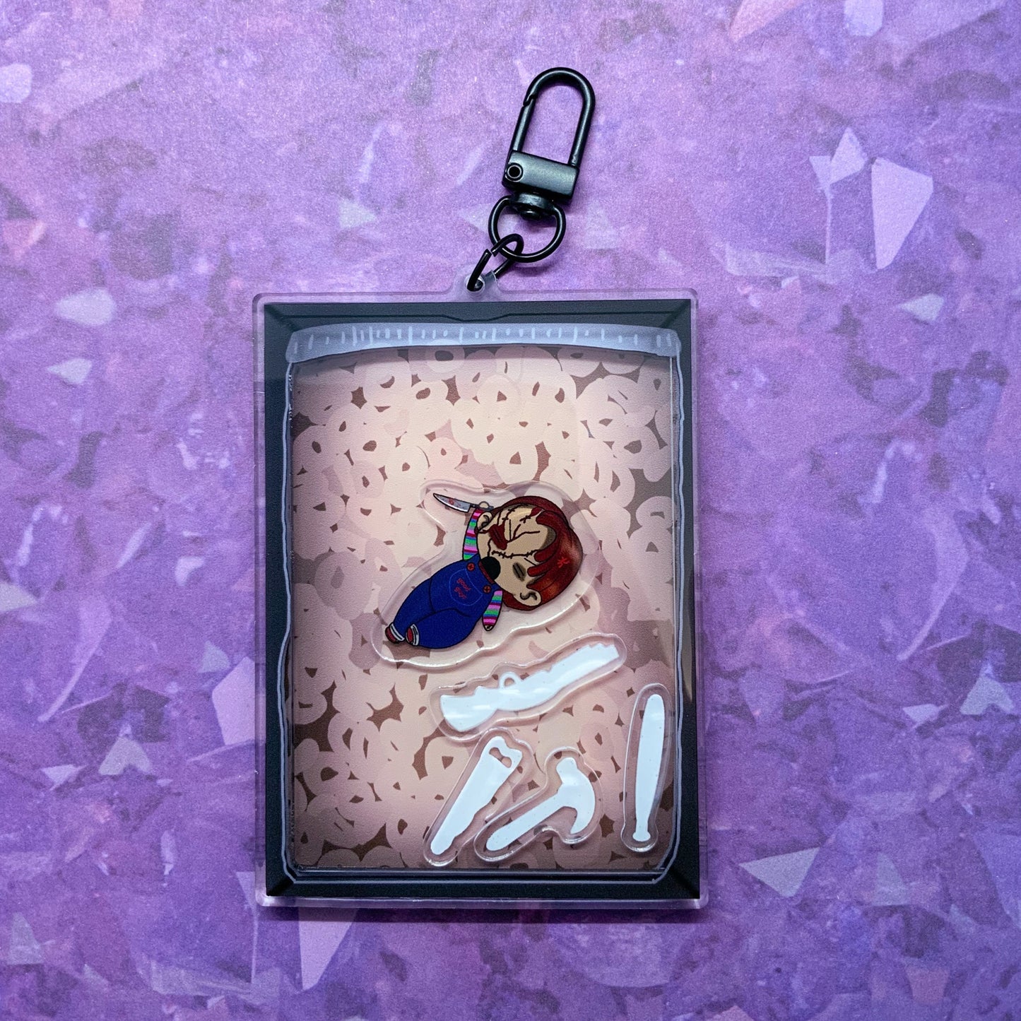 Chucky Charms Shaker Keychain