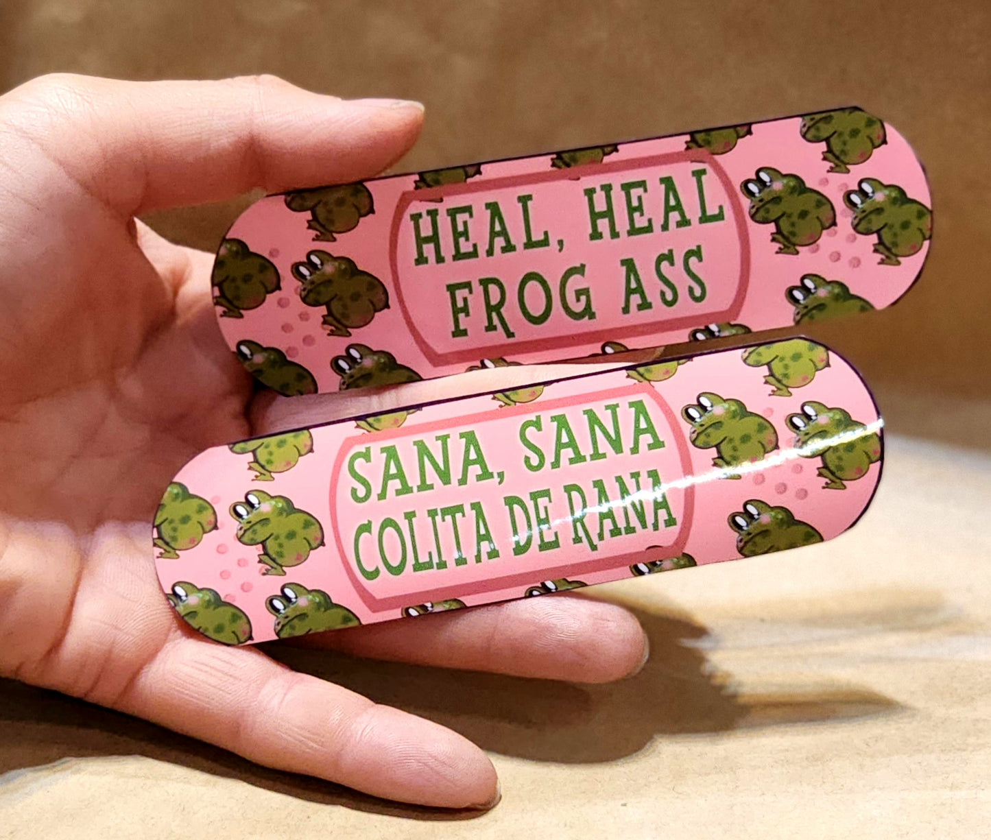 Heal Frog Band-Aid Sticker Set