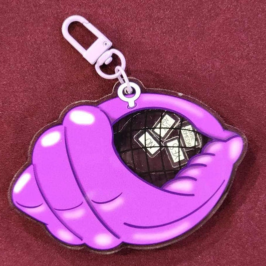 Magic Conch Shaker Keychain