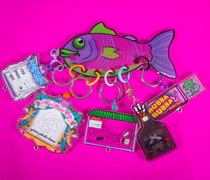 Loot Fish Keychain Holder
