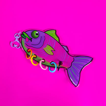 Loot Fish Keychain Holder
