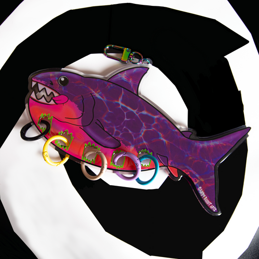 Loot Shark Colorful Keychain Holder