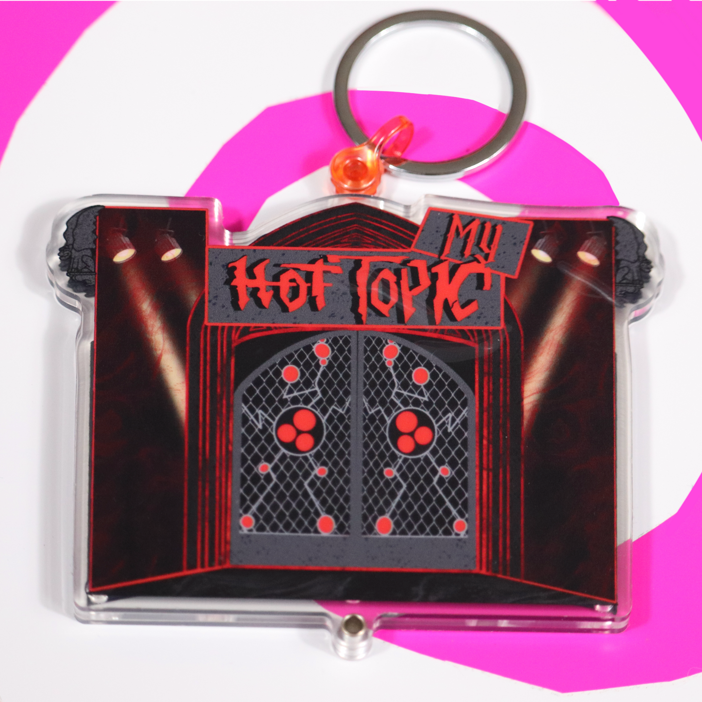 My Hot Topic Photo Shaker Keychain