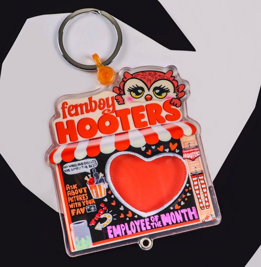 Femployee of The Month Photo Shaker Keychain