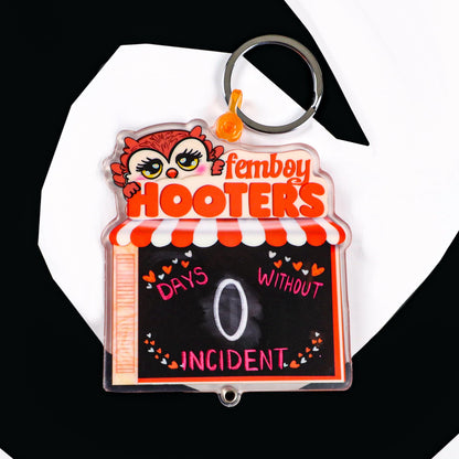 Femployee of The Month Photo Shaker Keychain