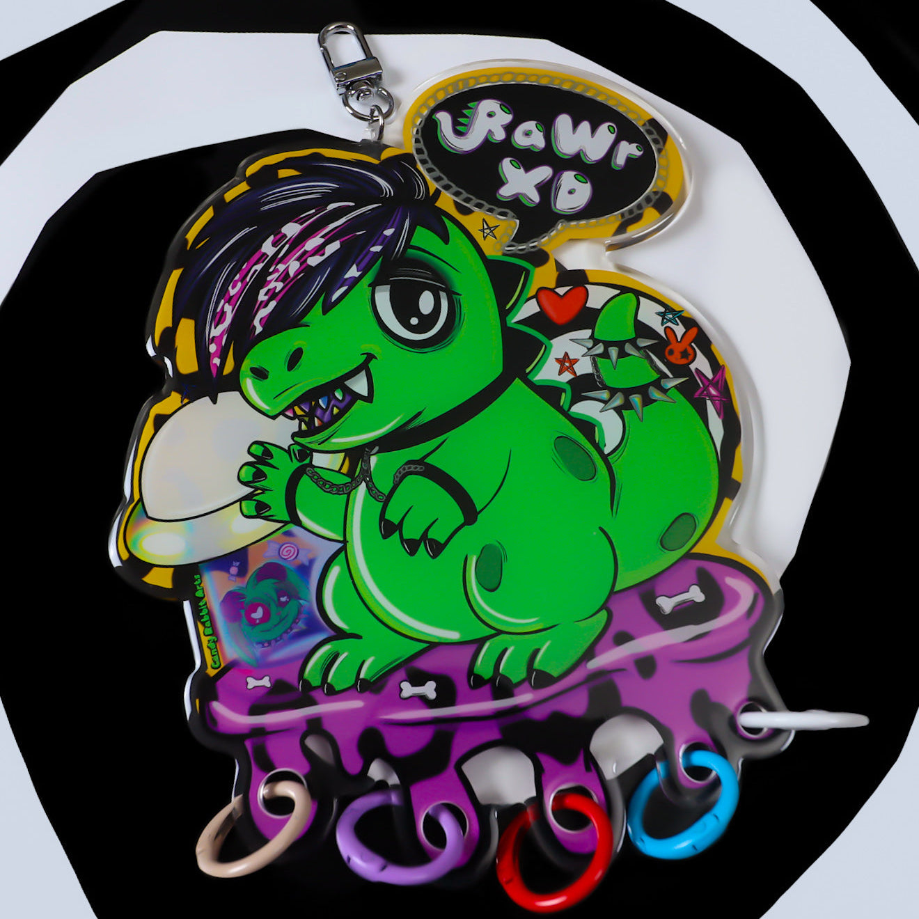 RaWr XD Keychain Holder