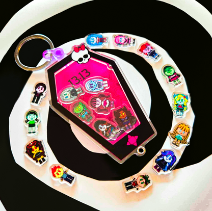 iCoffin Monster High Shaker Keychain