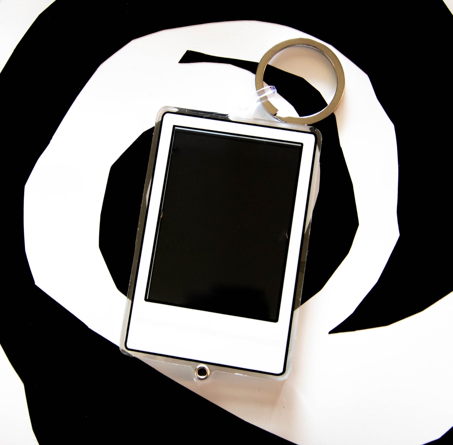 Polaroid Photo Shaker Keychain