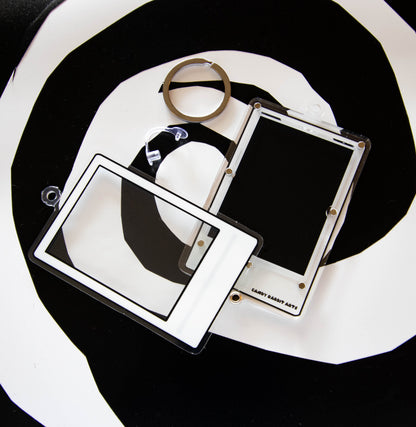 Polaroid Photo Shaker Keychain